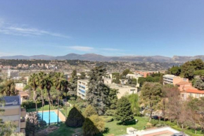 Terrasses de la Corniche, 2p spacieux, vue mer et montagne, piscine et parking privé